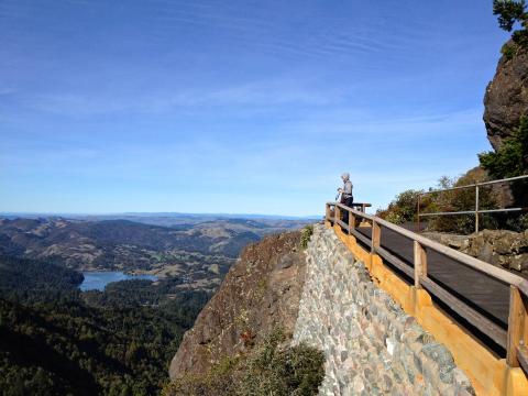 [Photo : Point de vue au Mount Tamalpais]