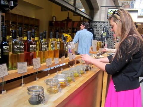  Dégustation d'huile d'olives dans le Ferry Building San Francisco